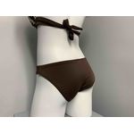 RING HALTER TOP WITH 3/4 BACK LOW RISE BOTTOM