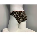 GIRAFFE PRINT LOW RISE FULL BACK BOTTOMS SIZE 6
