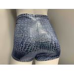METALIC BLUE FULL SWIM SHORT SIZE LARGE