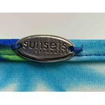 SUNSETS BLUE FLORAL TANKINI SIZE SMALL