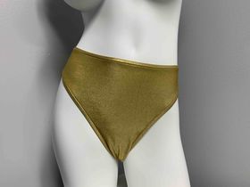 GOLD HIGH WAIST FULL BACK BOTTOMS