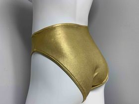 GOLD HIGH WAIST FULL BACK BOTTOMS