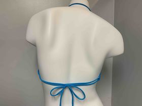 BLUE STRING BANDEAU TOP SIZE SMALL