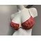 SMALL FLOWERS SIZE MEDIUM UNDERWIRE FOAM PAD PUSH-UP TOP